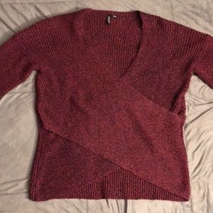 Ethyl,  Large red/maroon sweater